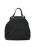 Mini Backpack Shape Crossbody, &pound;895, Handbags, Black, Nylon, Back view